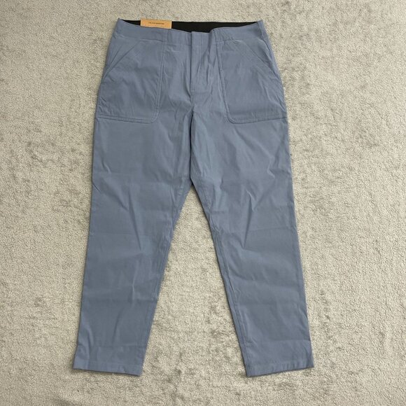 NEW Eddie Bauer Horizon Straight Ankle Pants Women's Size 12 Blue - Picture 4 of 10